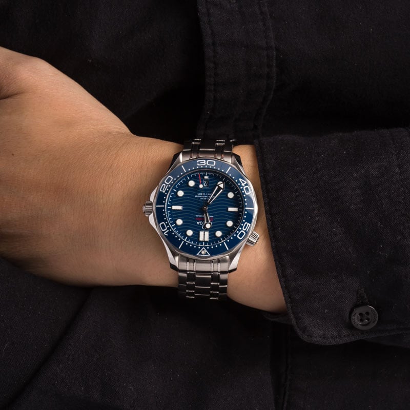 Used Omega Seamaster Diver 300M Blue Dial