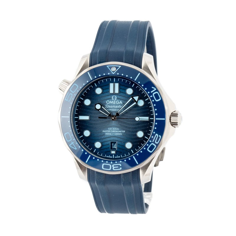 Omega Seamaster Diver 300M Blue Luminous Dial