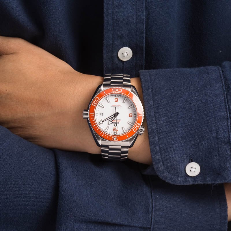 Omega Seamaster Planet Ocean 600M Orange Bezel