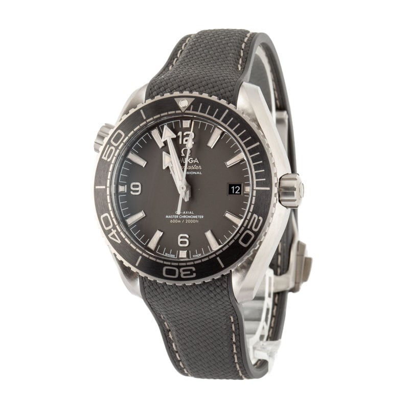 Pre-owned Omega Seamaster Planet Ocean 600M Black Ceramic Bezel