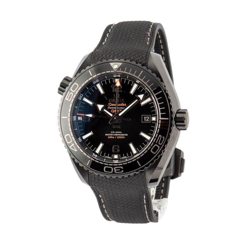 Pre-Owned Omega Seamaster Planet Ocean Black Dial