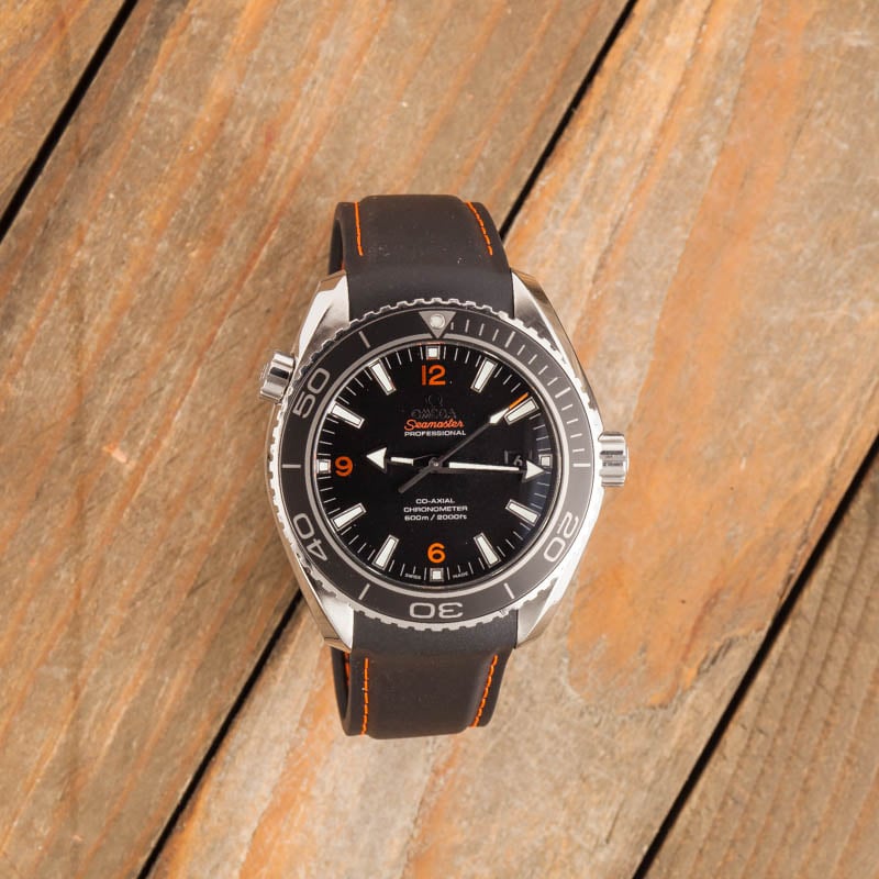 Pre-Owned Omega Seamaster Planet Ocean Co-Axial Black Dial