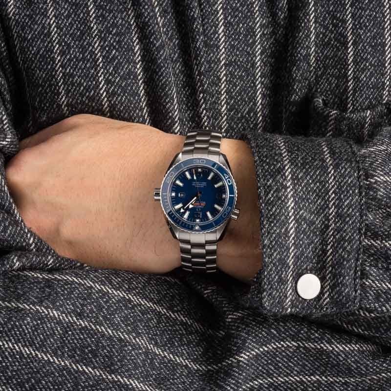 Omega Seamaster Planet Ocean Titanium Blue Dial