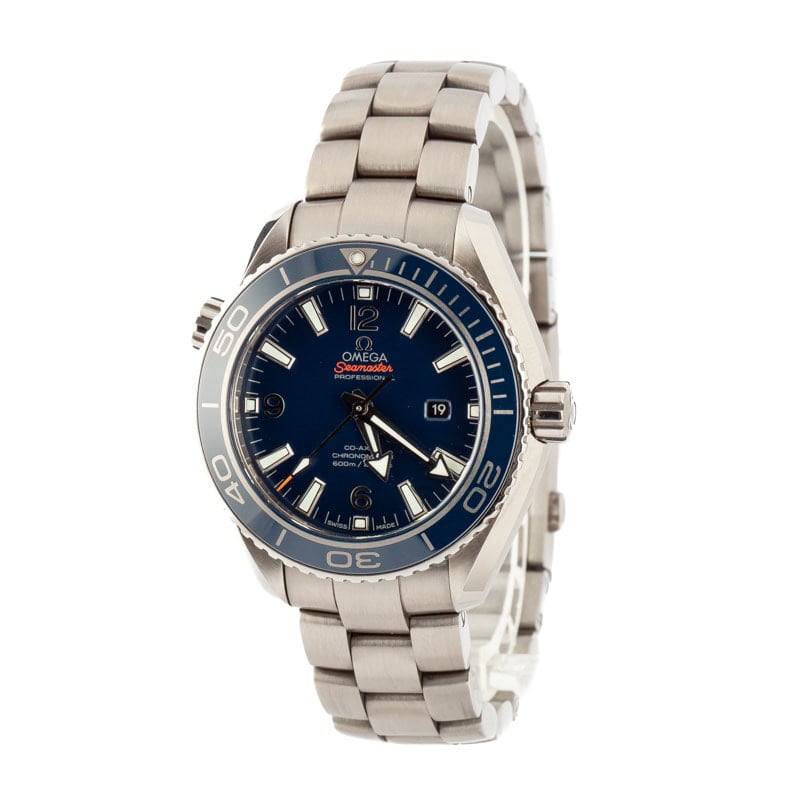 Omega Seamaster Planet Ocean Titanium Blue Dial