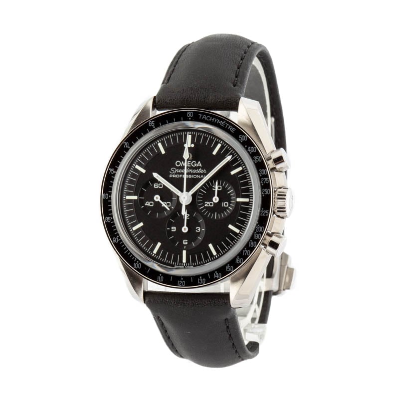 Omega Speedmaster Moonwatch 42MM Leather Band