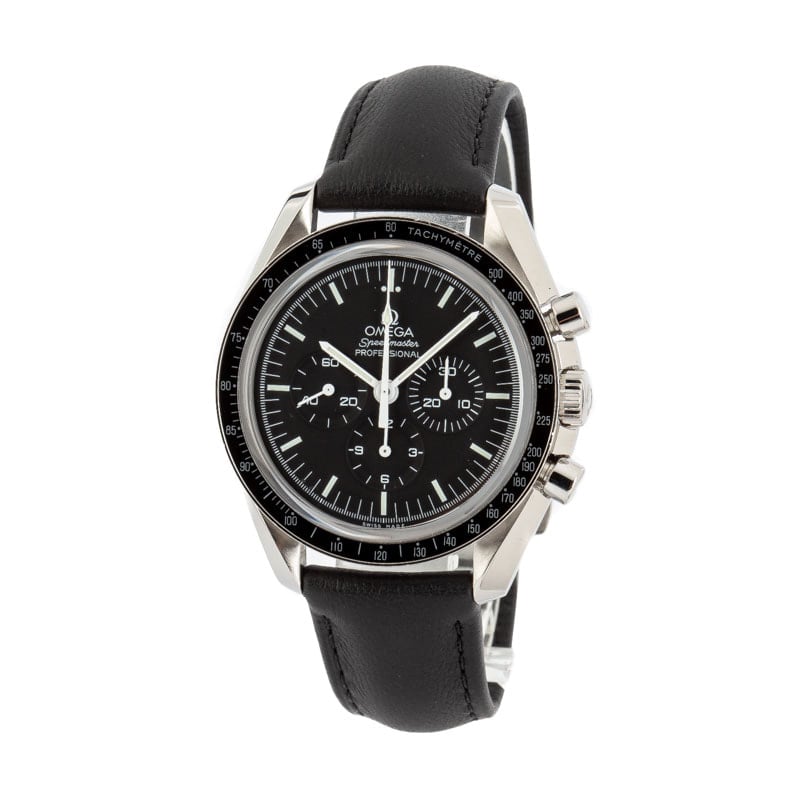 Omega Speedmaster Moonwatch 42MM Leather Band