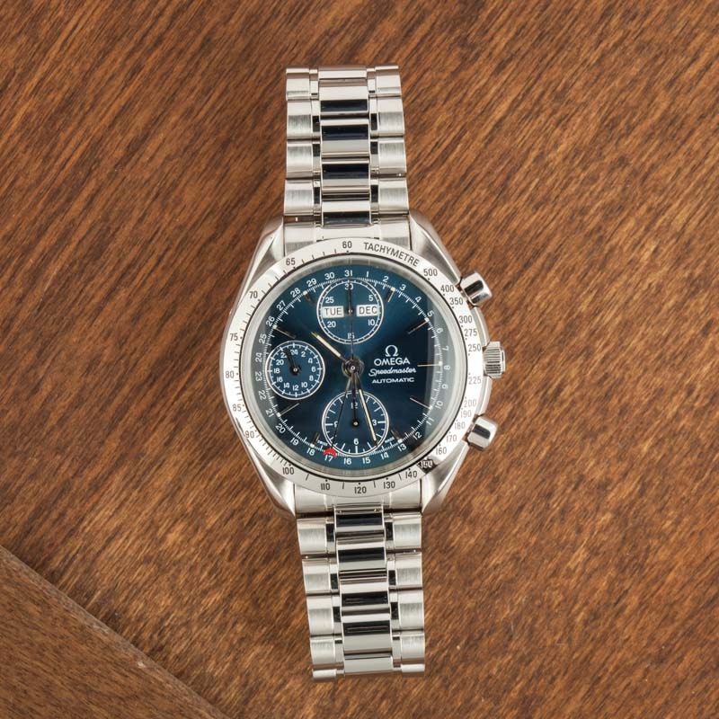 Omega Speedmaster Day-Date Blue Dial