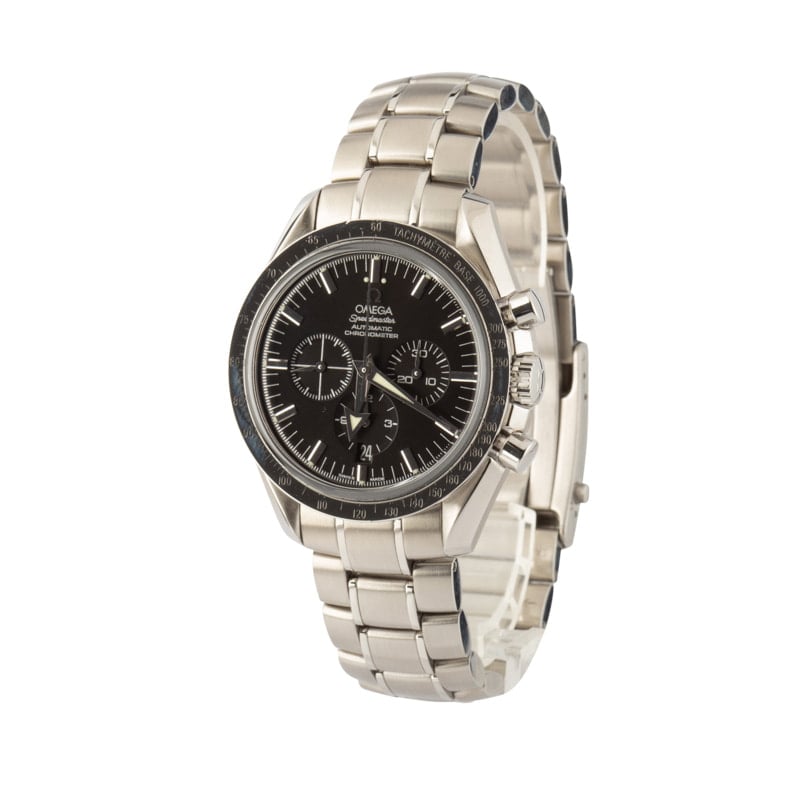 Preowned Omega Speedmaster Broad Arrow Black Dial