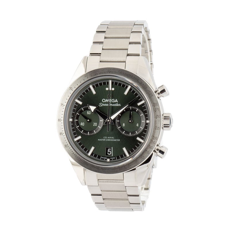 Omega Speedmaster '57 Green Dial Stainless Steel