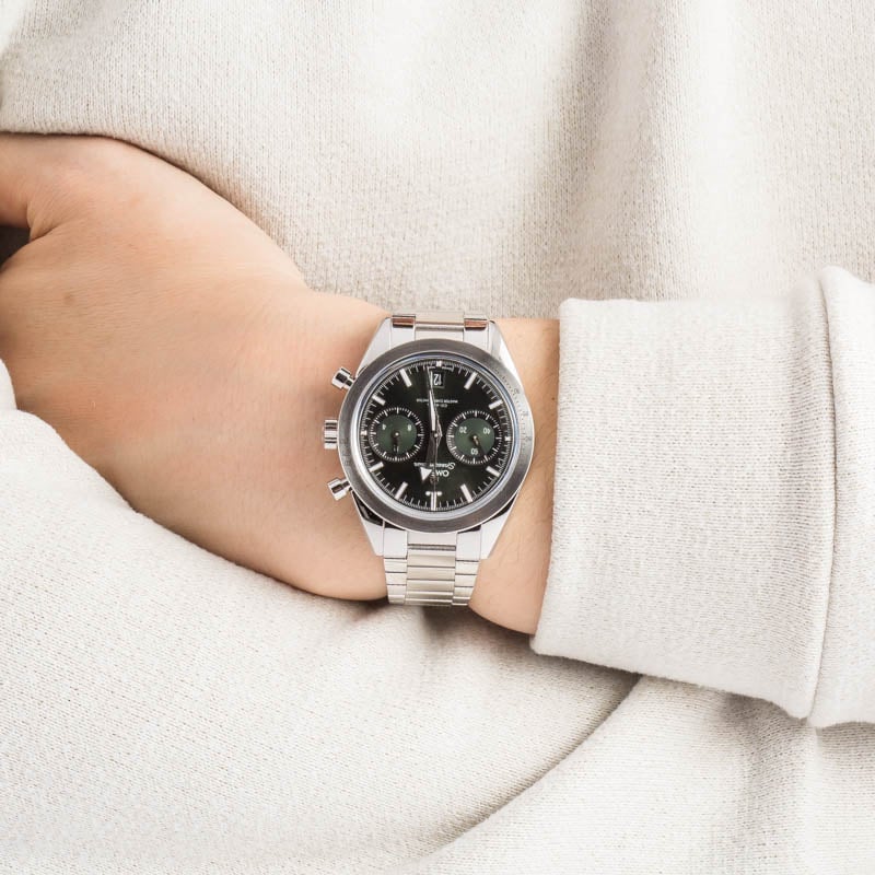 Pre-owned Omega Speedmaster '57 Green Dial