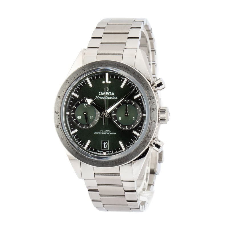 Pre-owned Omega Speedmaster '57 Green Dial