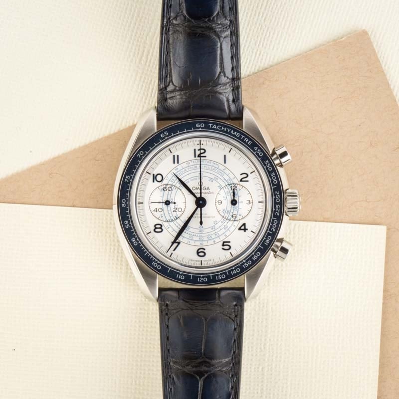 Mens Omega Speedmaster Chronoscope 43mm Stainless Steel