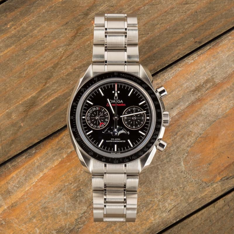 Mens Omega Speedmaster Moonphase Chronograph