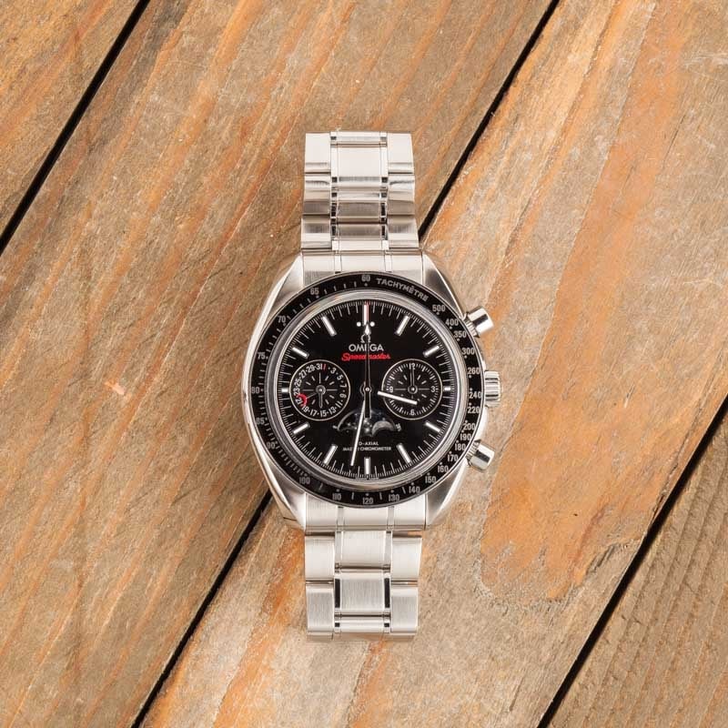 Pre-owned Omega Speedmaster Moonphase Chronograph