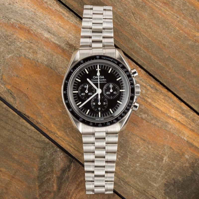 Omega Speedmaster Stainless Steel Black Dial