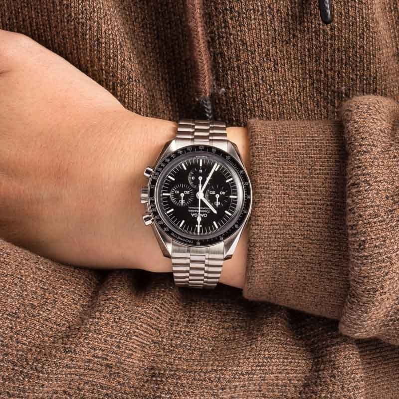 Omega Speedmaster Stainless Steel Black Dial