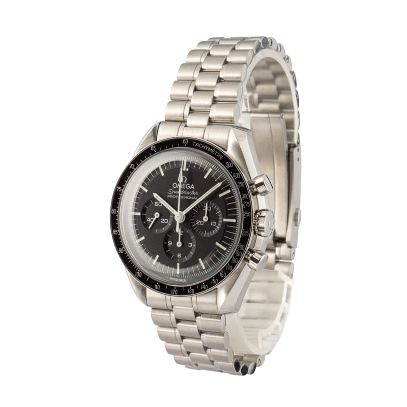 Omega Speedmaster Stainless Steel Black Dial