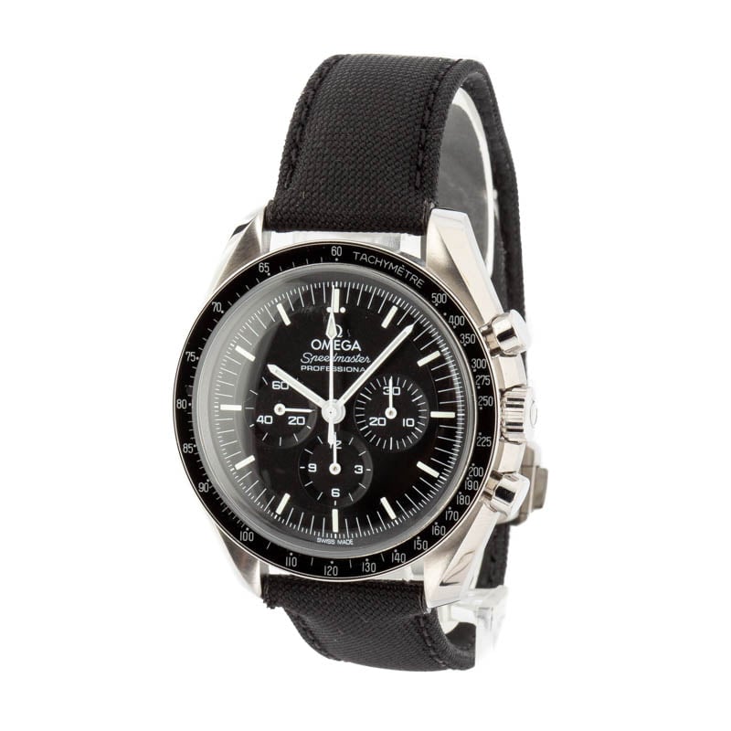 Omega Speedmaster Moonwatch Professional Steel on Nylon Strap