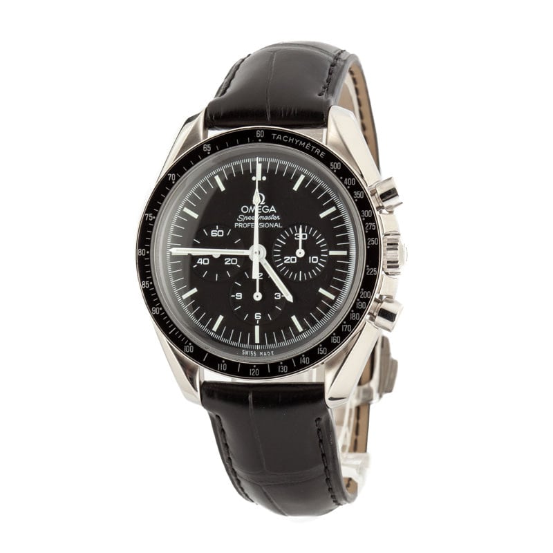 Pre-owned Omega Speedmaster Moonwatch Professional Black