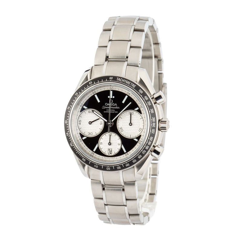 Pre-owned Omega Speedmaster Stainless Steel Black