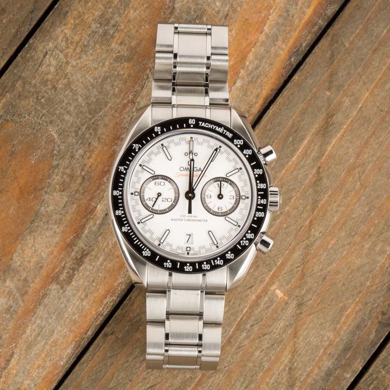 Pre-Owned Omega Speedmaster Chronograph White Dial