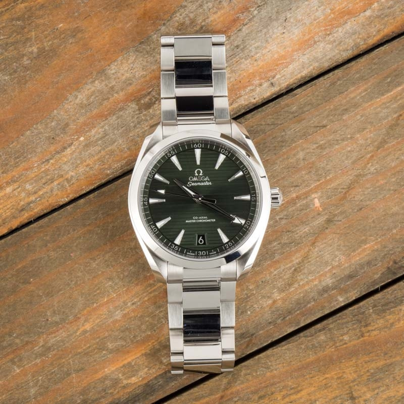 Omega Seamaster Aqua Terra 150M Green Teak Dial