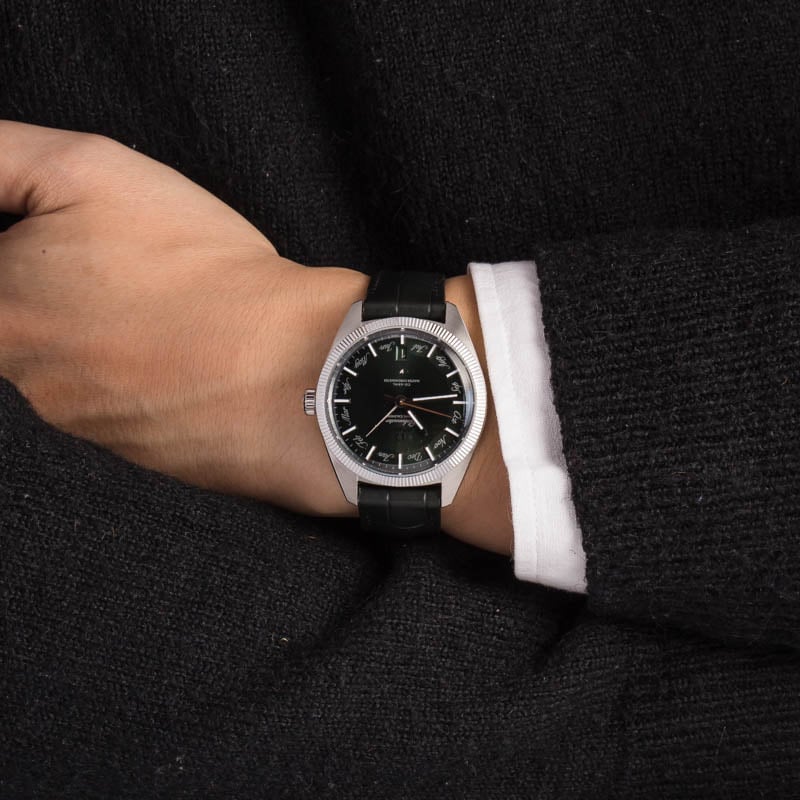 Omega Constellation Globemaster Steel on Leather Strap