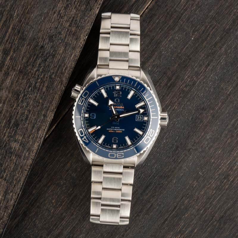 Omega Seamaster Planet Ocean Blue Dial