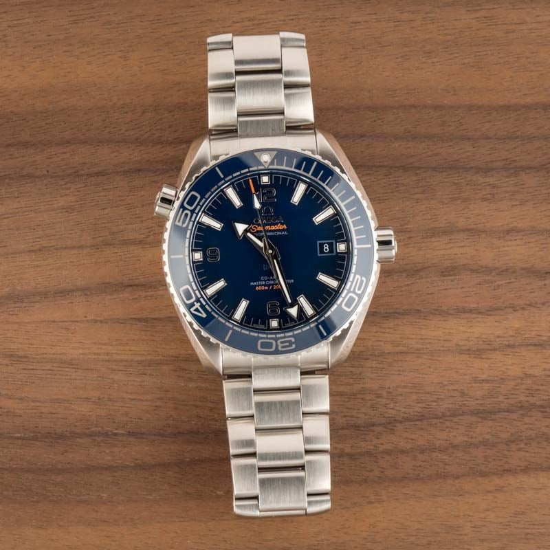 Omega Seamaster Planet Ocean Blue Dial