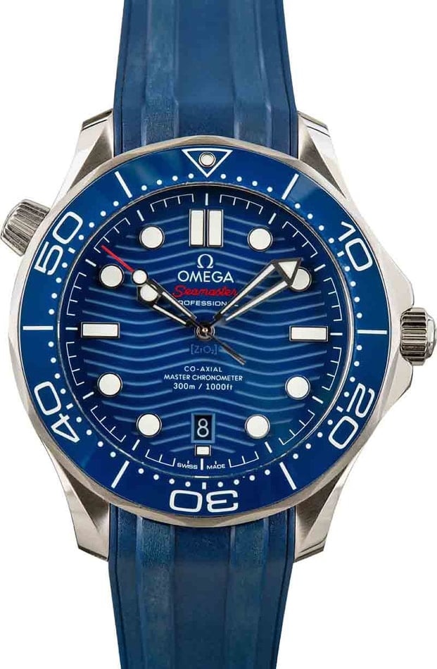 Omega seamaster shop blue face