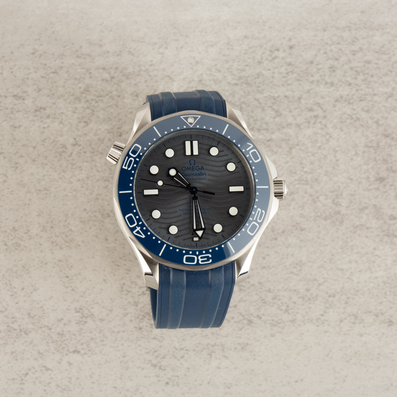 Omega Seamaster Diver 300M Grey Wave Dial