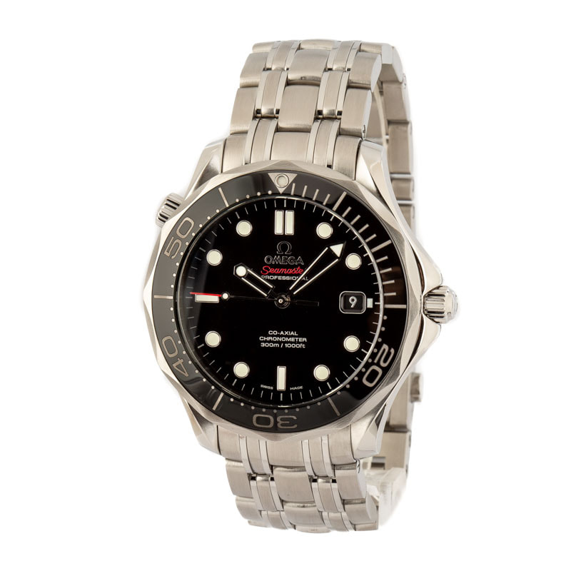 Omega seamaster 300m 41mm mens divers hot sale watch black dial