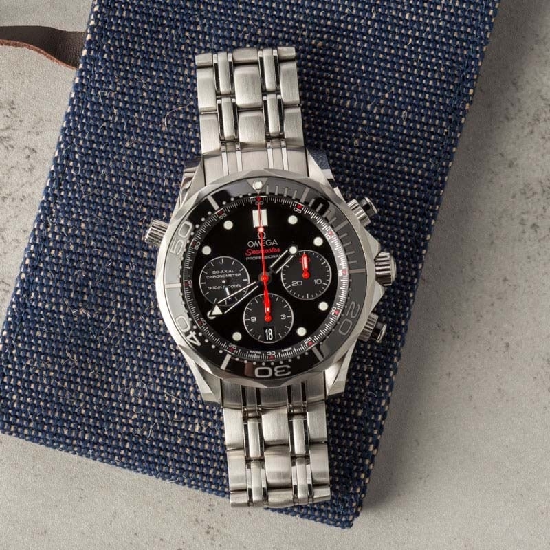 Used Omega Seamaster Black Dial