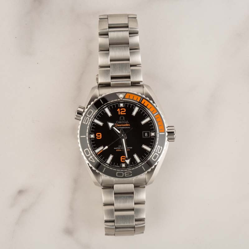 160694 Omega Seamaster Planet Ocean Black and Orange