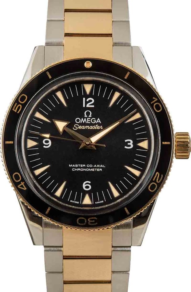 Omega seamaster clearance 300 yellow gold