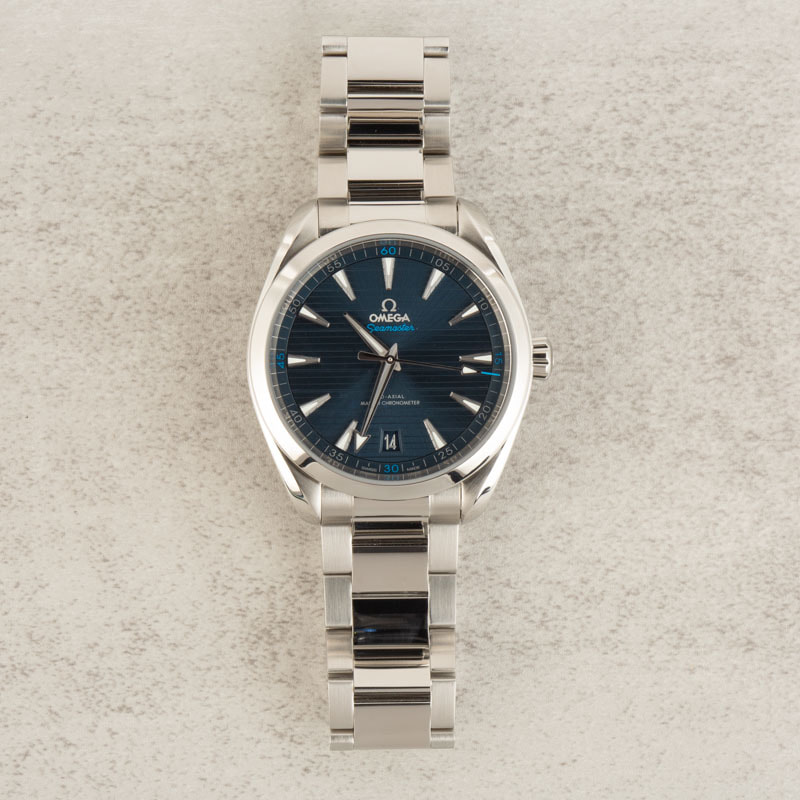 Pre-Owned Omega Seamaster Blue Teak Dial