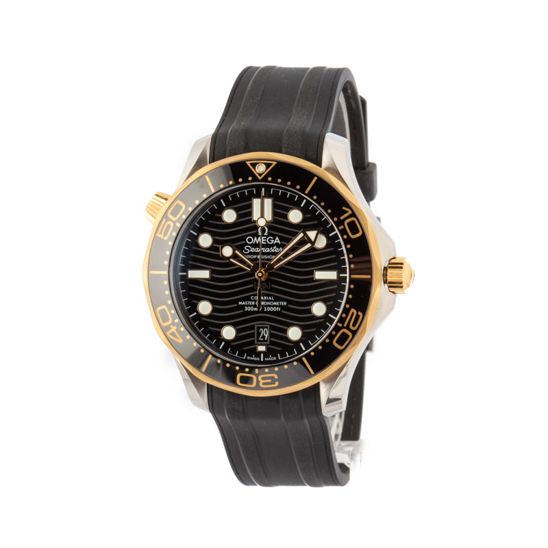 Omega Seamaster Black Wave Dial