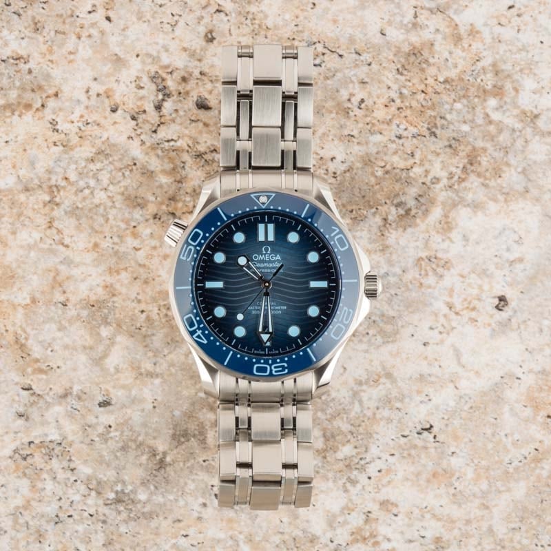 Omega Seamaster Diver Blue Wave Dial