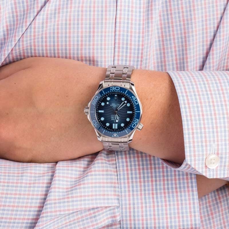 Omega Seamaster Diver Blue Wave Dial