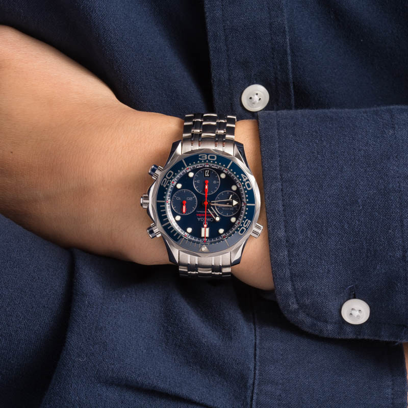 Omega Seamaster Diver 300M Blue Dial