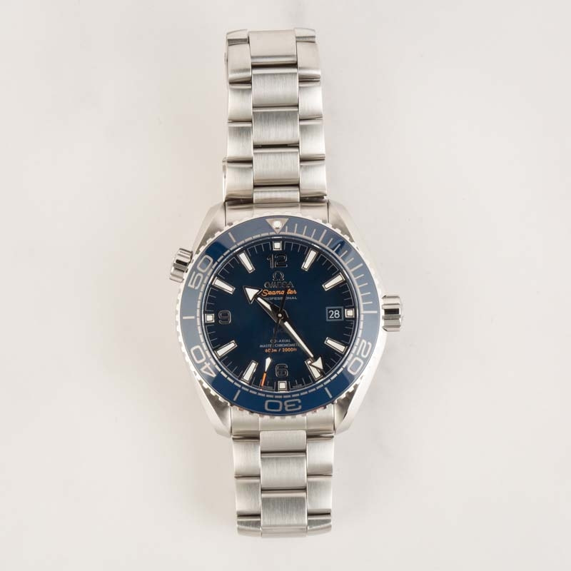 Omega Seamaster Planet Ocean Blue Dial