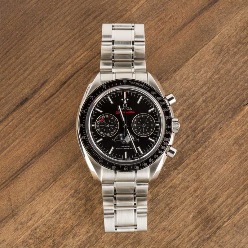 Mens Omega Speedmaster Moonphase Chronograph