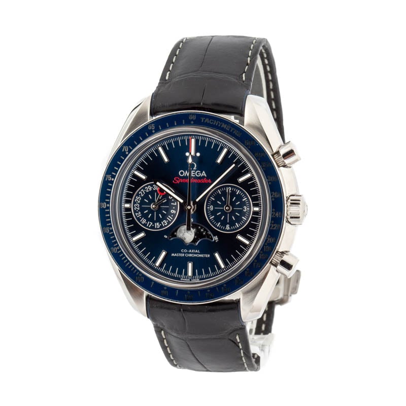 Omega Speedmaster Moonphase Blue Dial