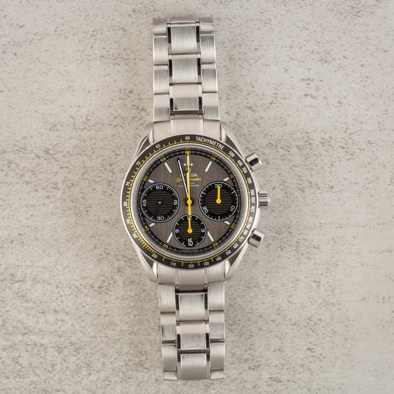 Omega speedmaster racing grey best sale