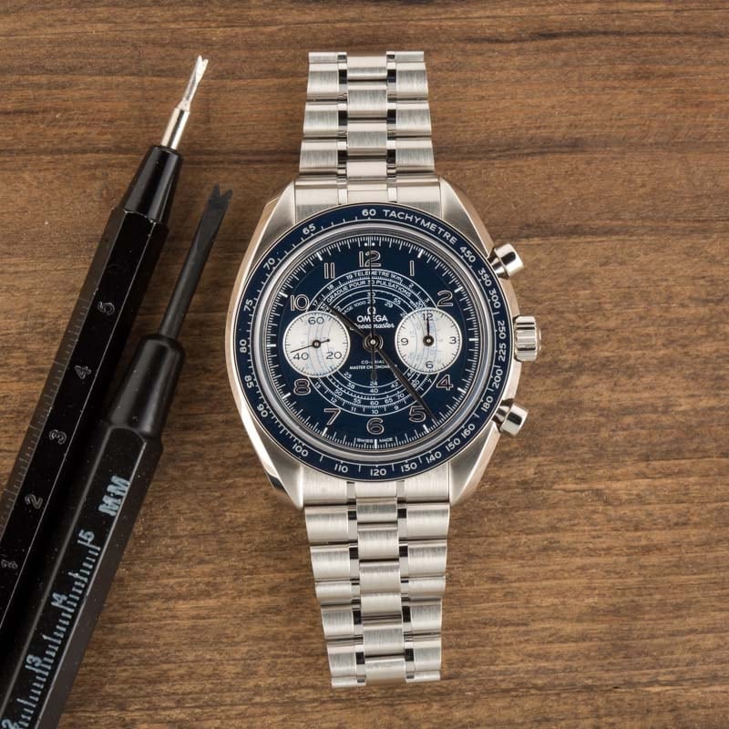 Omega Speedmaster Chronoscope Blue Dial