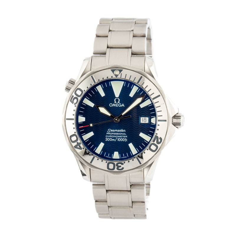 Omega Seamaster 300 Blue Wave Dial