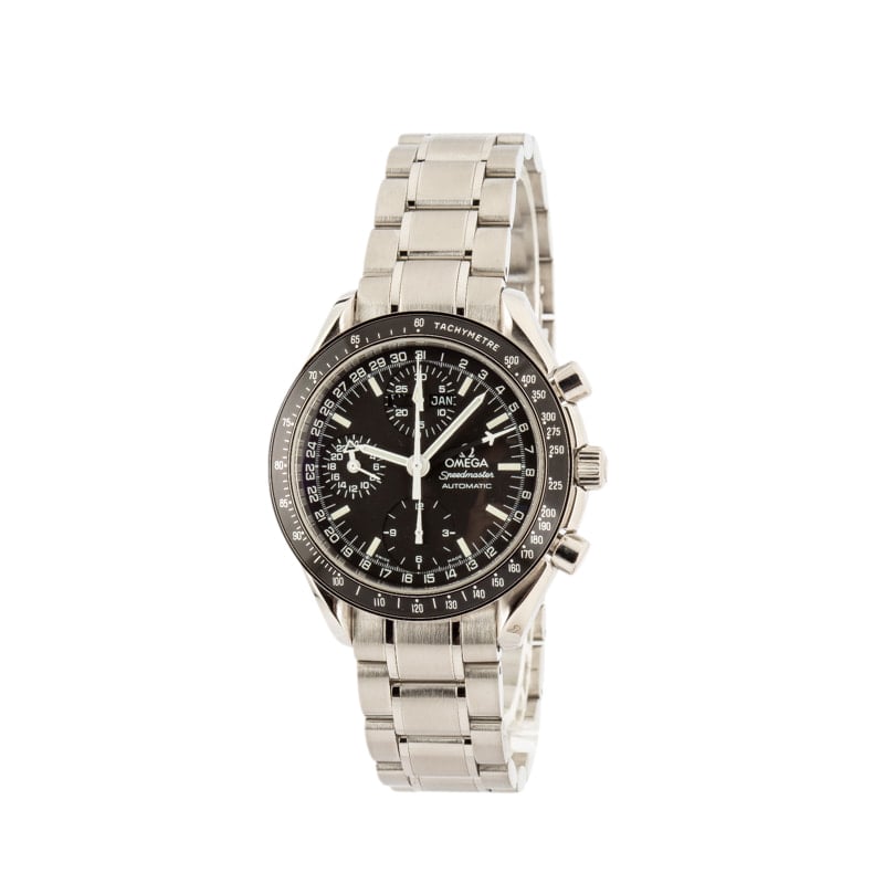 Pre-owned Omega Speedmaster Day-Date Stainless Steel