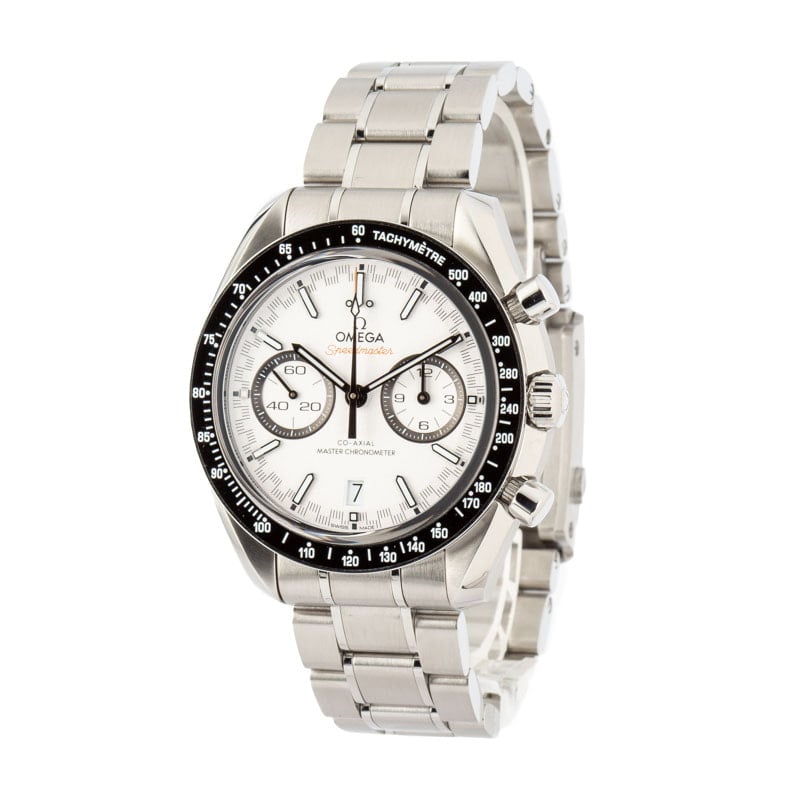 Pre-Owned Omega Speedmaster Chronograph White Dial