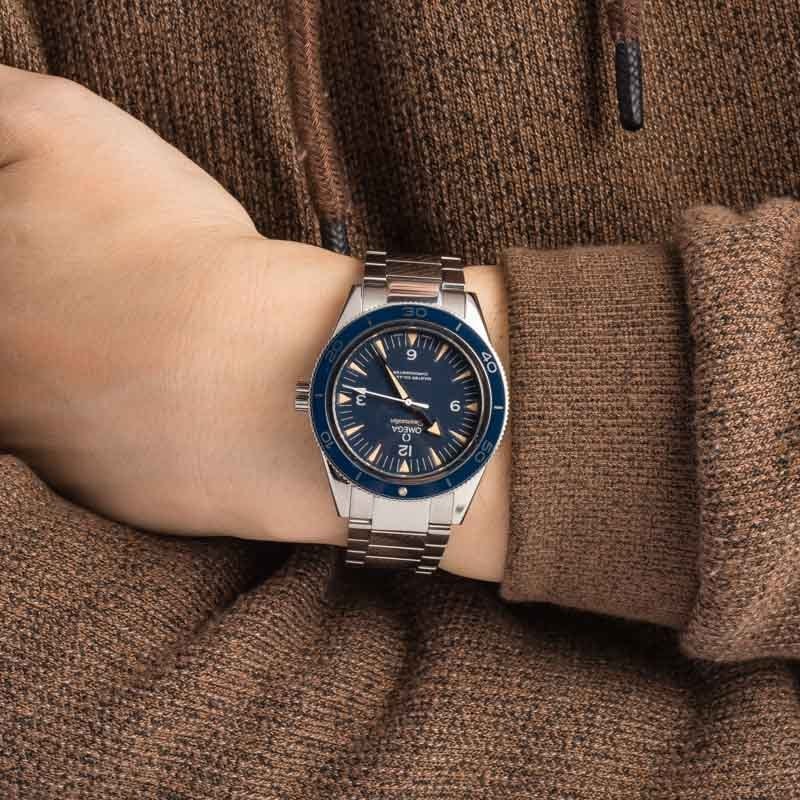 Omega Seamaster Titanium on Titanium Blue Dial