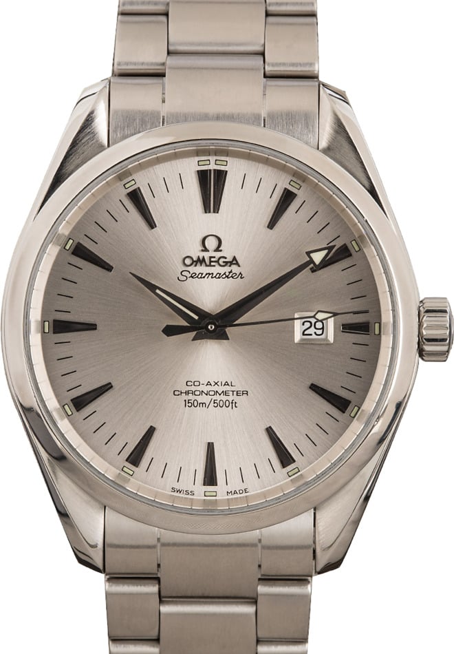 Omega seamaster aqua terra co axial escapement hotsell 150m 500ft